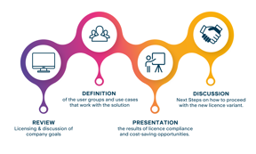 Roadmap License Consultation Graphic of the roadmap in the licence consultation