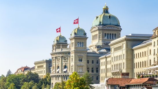 Public Sector Breakfast Header Bern Bild vom Schweizer Bundeshaus Gebäude in Bern