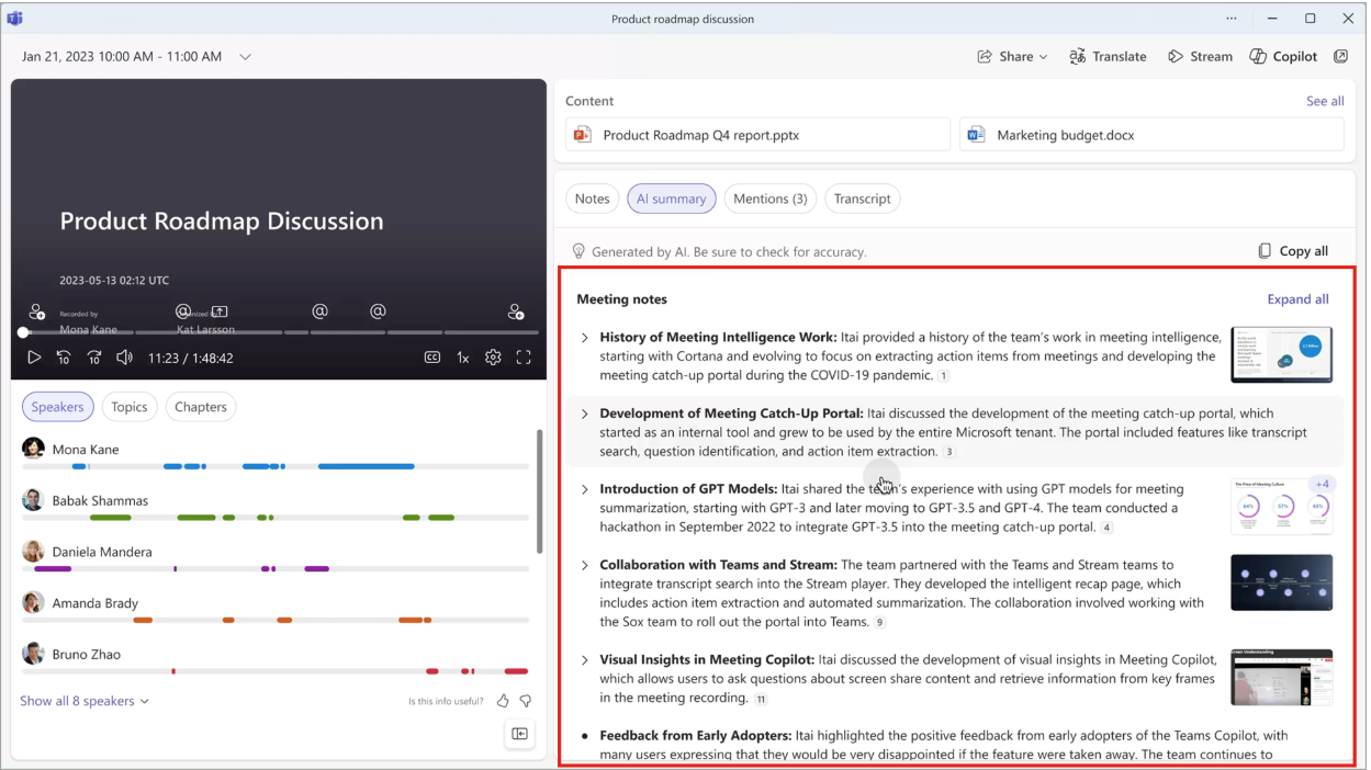 Screenshot Meeting Recap
