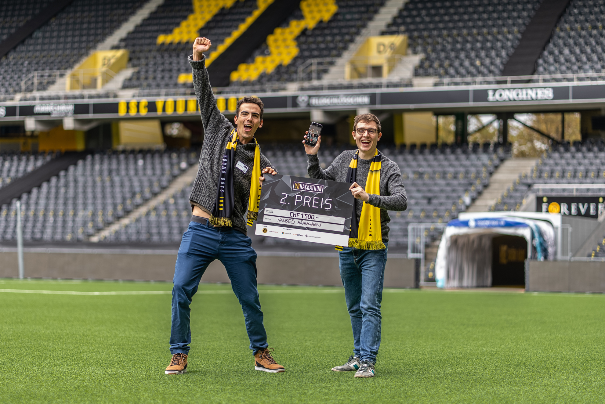 YB Hackathon Sieger Platz 2