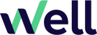 Logo von Well Logo von Well in schwarz und grün
