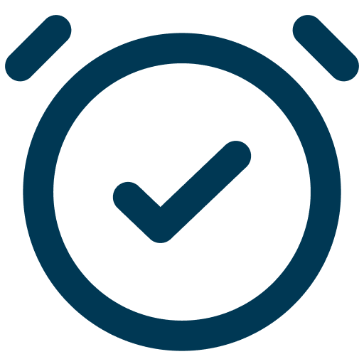 Icon Clock Checkmark