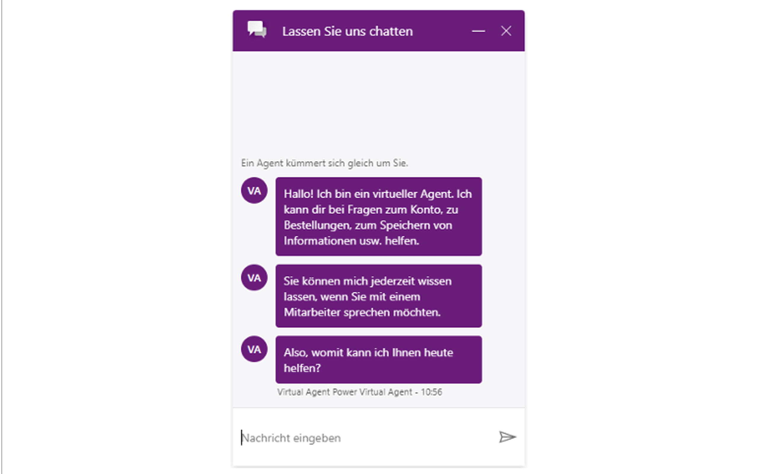 Omnichannel Power Virtual Agent Phone 