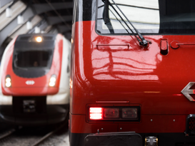 SBB und isolutions Partnerschaft SBB Zug von vorne am Zürich Hauptbahnhof
