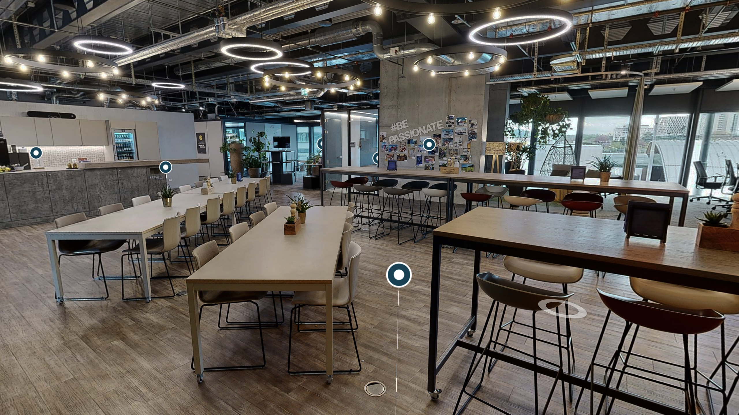 Aufenthaltsraum des isolutions Offices in Bern