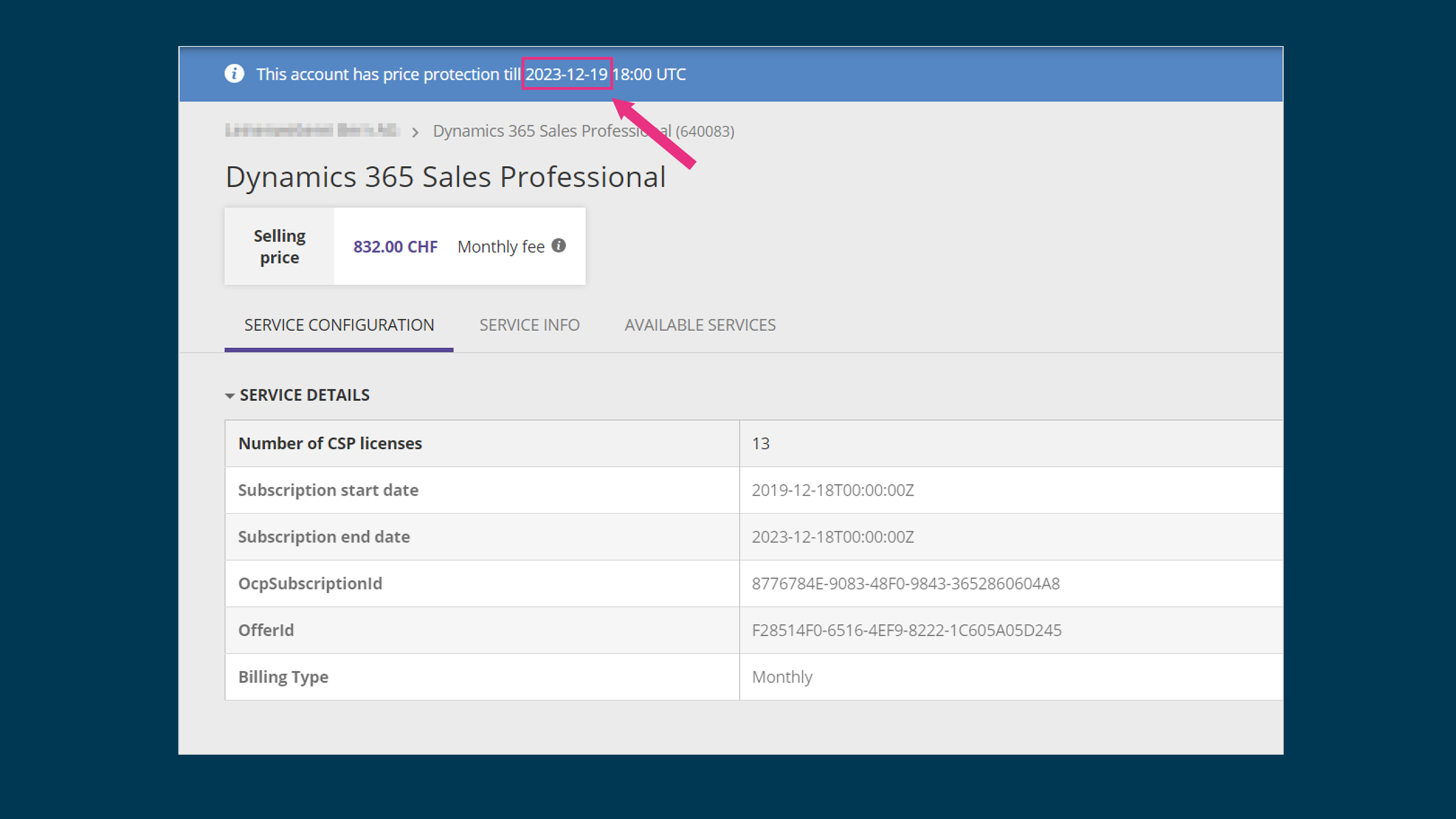  isolutions Marketplace: Beispiel einer Maske mit Ablaufdatum