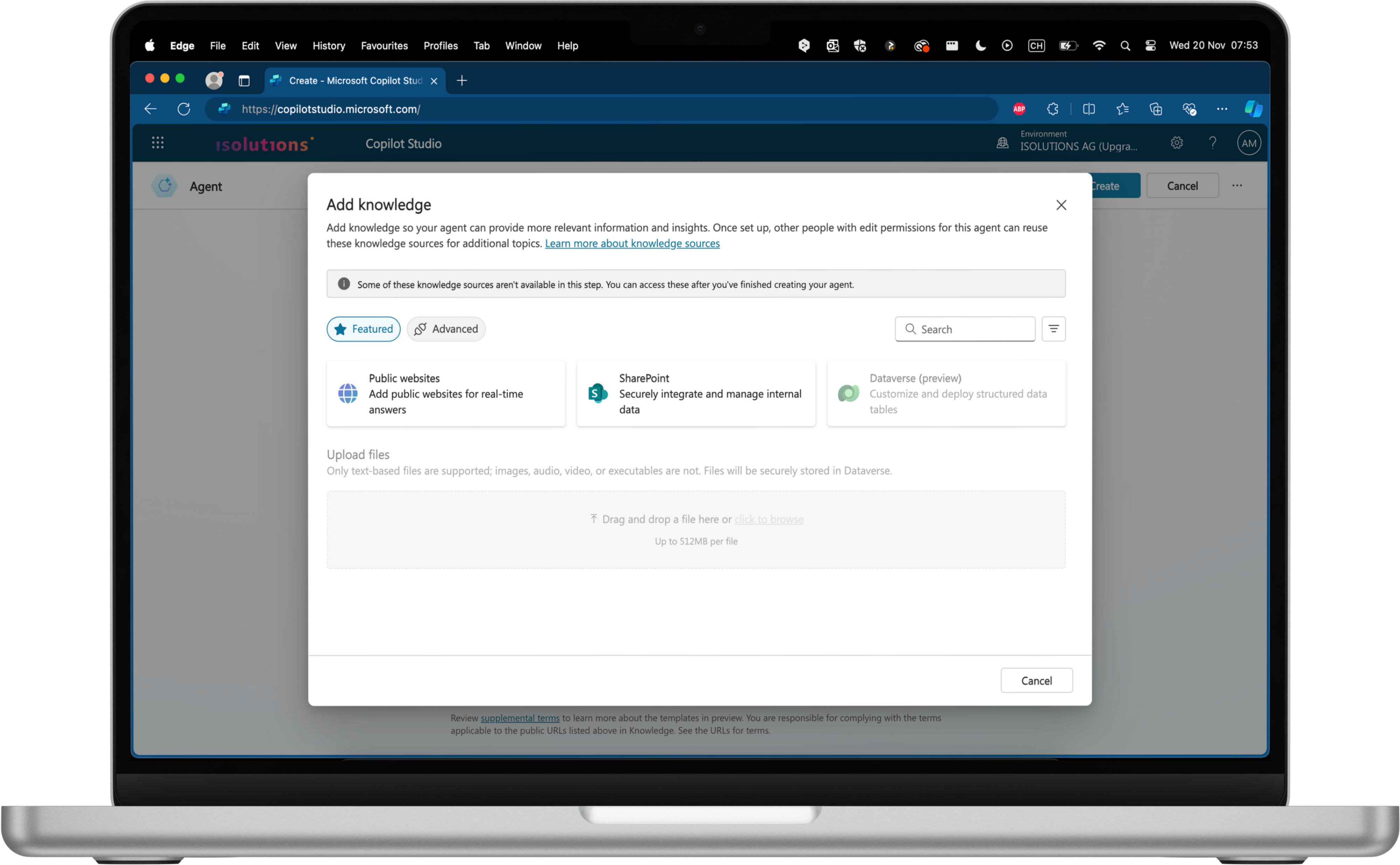 RAG Copilots In Copilot Studio
