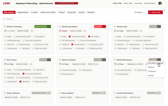 Onboarding Tasks Onboarding Tasks