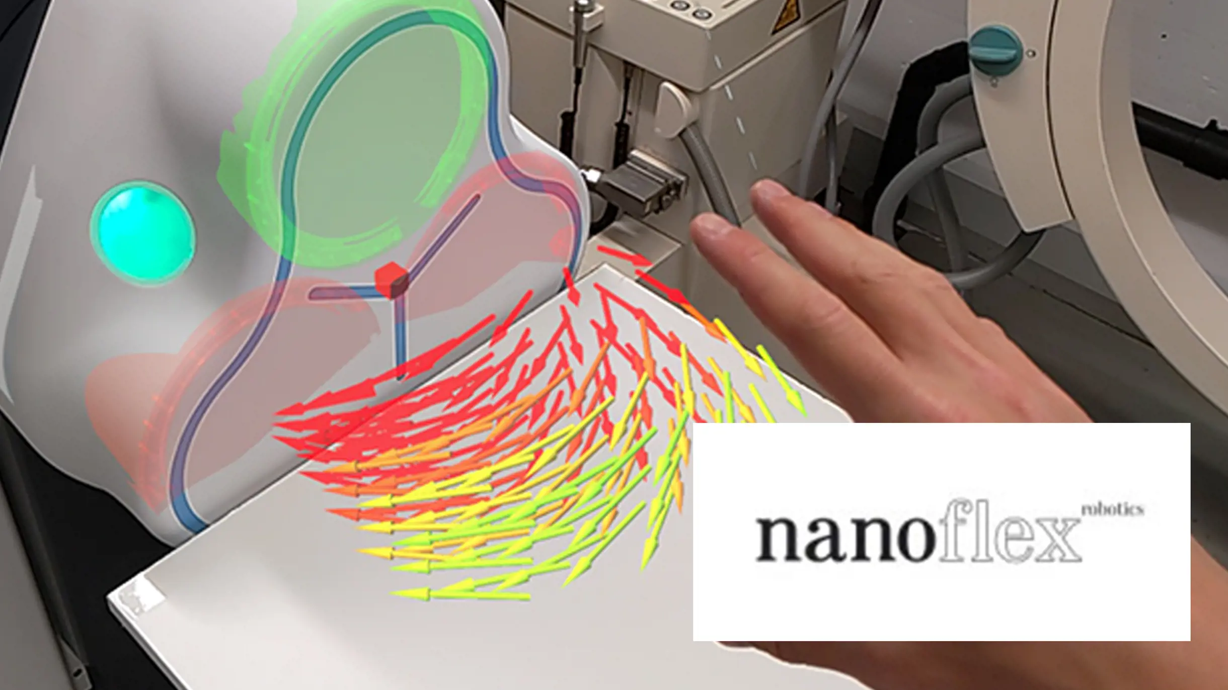 Impressionsbild und Logo  Nanoflex 