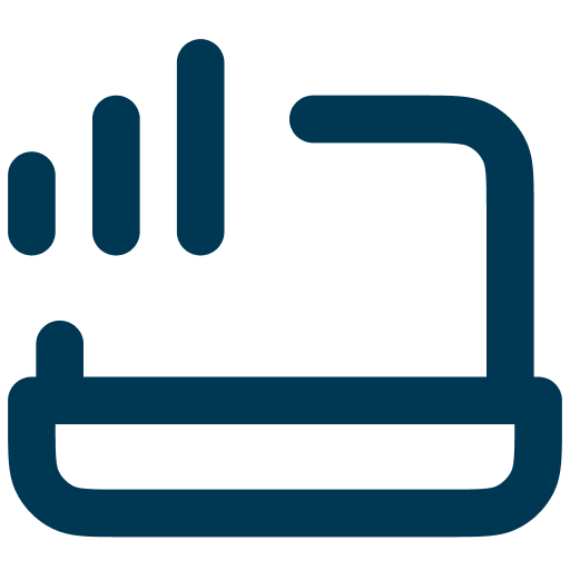 Icon Notebook Connection