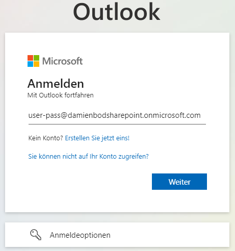 1 User Auth Outlook De